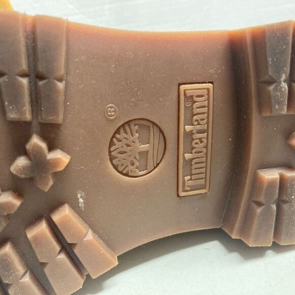 TIMBERLAND‎ Women’s Leather Waterproof Hiking Work Boot Size 7.5 Tan - Picture 6 of 12